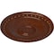 Ekena Millwork Foster Ceiling Medallion (Fits Canopies up to 5 5/8"), 19 1/8"OD x 1"P, Burnished Mahogany Crackle CM19FOBMC - alternate 6